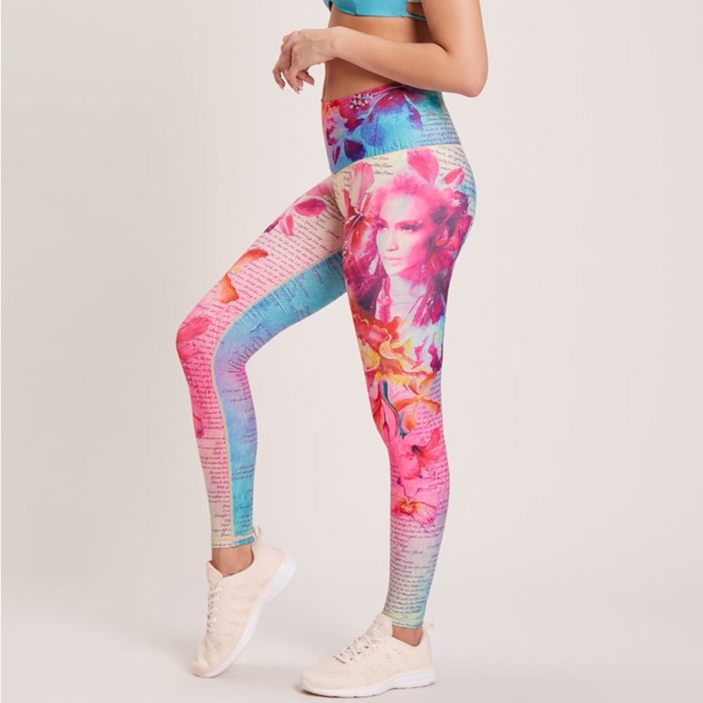 Donating 6/15 Niyama Sol X JLO Love Leggings (M) - Picture 1 of 5